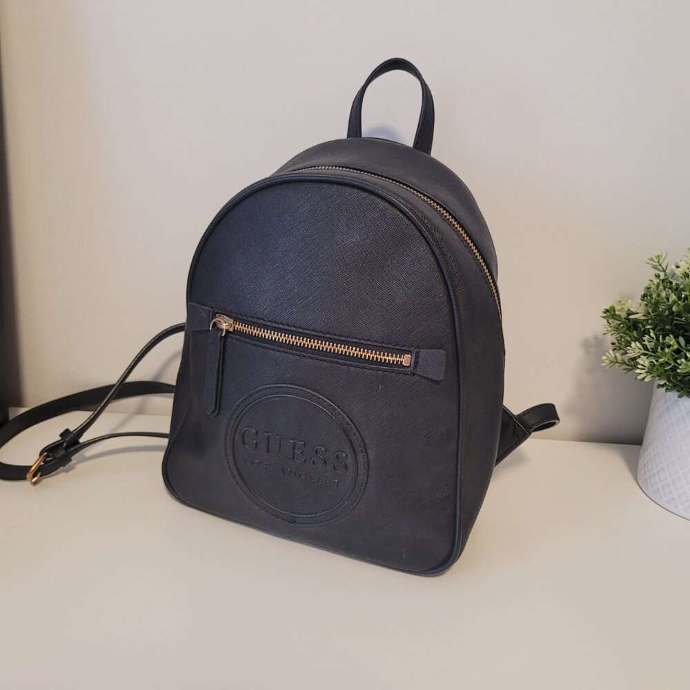 GUESS Black Small Backpack - Picture 2 of 8
